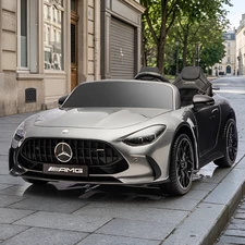 Детский электромобиль M 6313EBLRS-11(24V) серый двухместный Mercedes с автопокраской